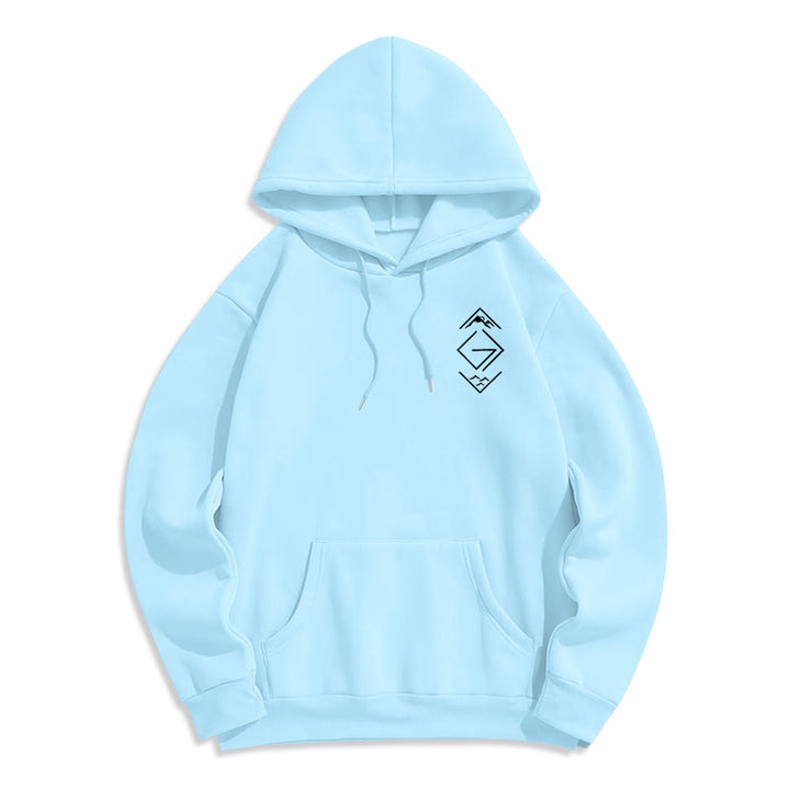 Christianartworkshop Mountain & Symbol Faith-Inspired Fleece Lined Polyester Hoodie - image 16