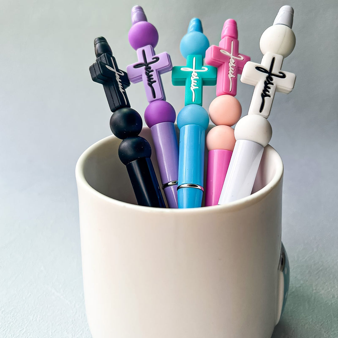 Christianartworkshop Jesus Cross Pen Series: Faith-Inspired Writing Tool with Symbolic Charm - image 4