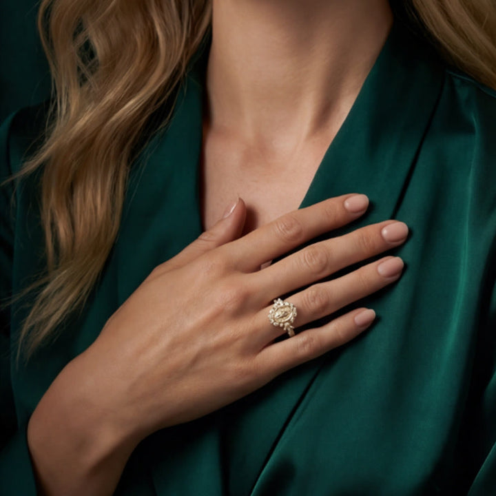 Christianartworkshop Elegant Virgin Mary Emblem Ring: Sacred Detail for Daily Devotion - image 2