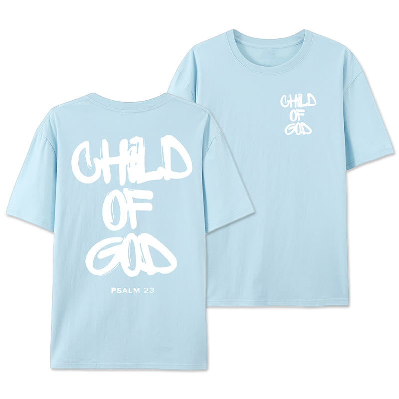 Christianartworkshop Child of God T-shirt - Blue - 2XL - image 14