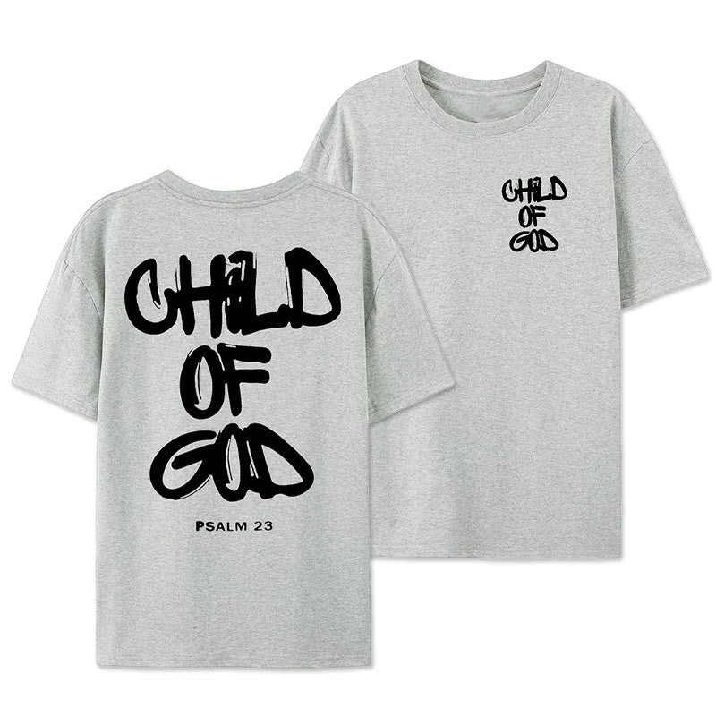 Christianartworkshop Child of God T-shirt - Grey - 2XL - image 22