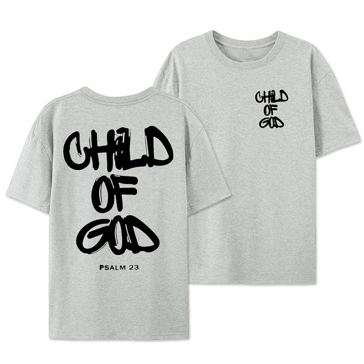 Christianartworkshop Child of God T-shirt - Grey - 2XL - image 21