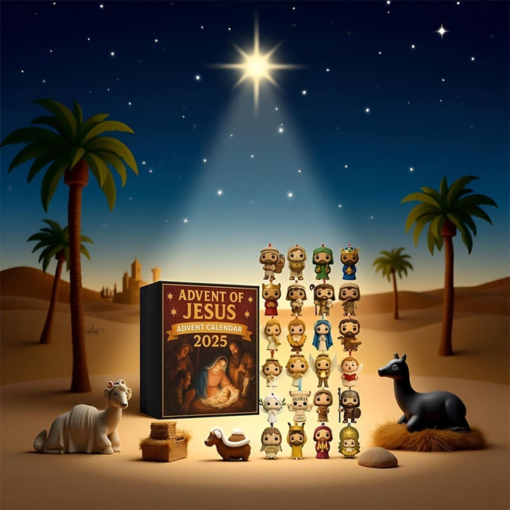 Christianartworkshop 2025 Nativity-Themed Advent Calendar: Advent of Jesus & Daily Reflection - image 3
