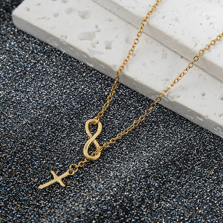 Christianartworkshop Infinity & Cross Necklace: Enduring Faith Statement & Daily Wear Accessory - image 5