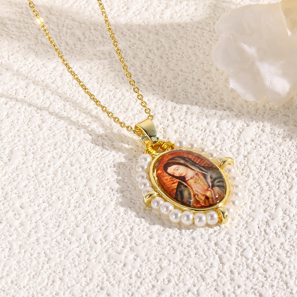 Christianartworkshop Sacred Icon Pendant Necklace: Gentle Faith Accent for Daily Wear - G - image 7