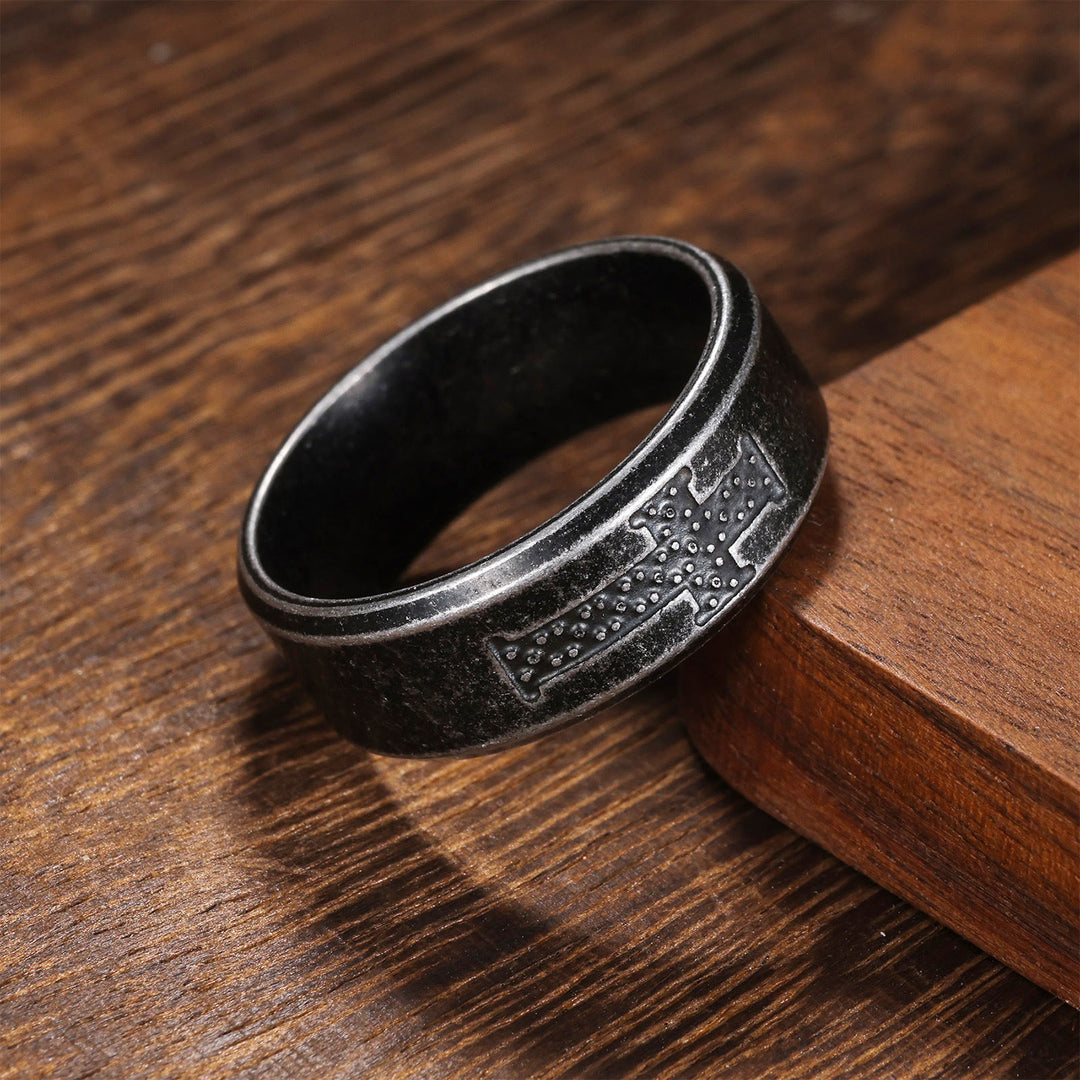 Christianartworkshop Dot-Accent Cross Ring: Quiet Devotion for Everyday Moments - US 13 - image 0