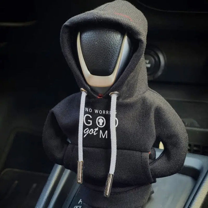 Christianartworkshop God Got Me Hoodie Gear Shift Cover: Calm Assurance for Car Rides - image 1