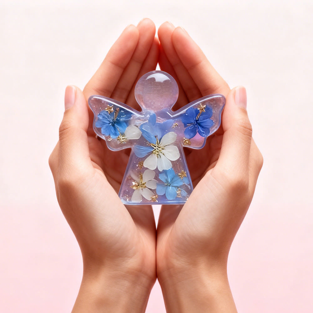 Christianartworkshop Angel & Cross Pray Ornament (With Card): Tender Devotion for Quiet Moments - image 5