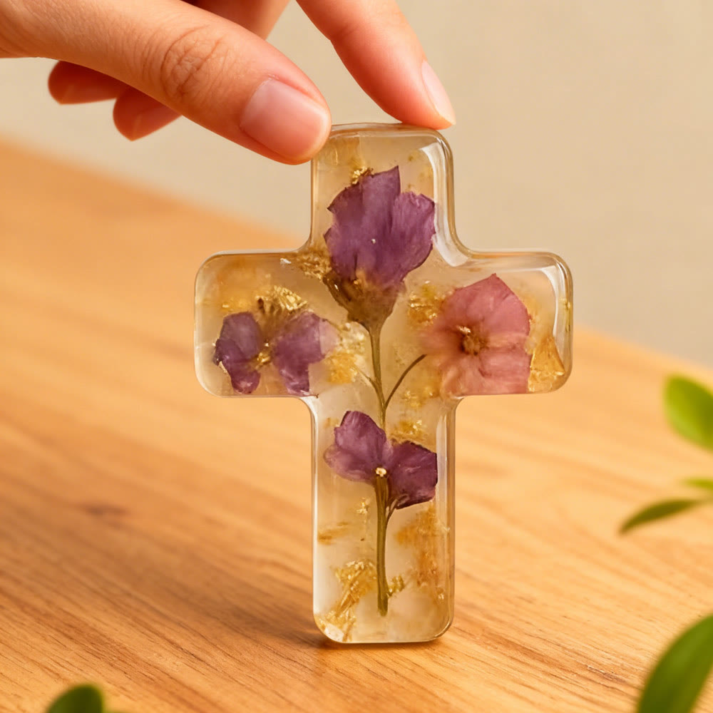 Christianartworkshop Angel & Cross Pray Ornament (With Card): Tender Devotion for Quiet Moments - image 2