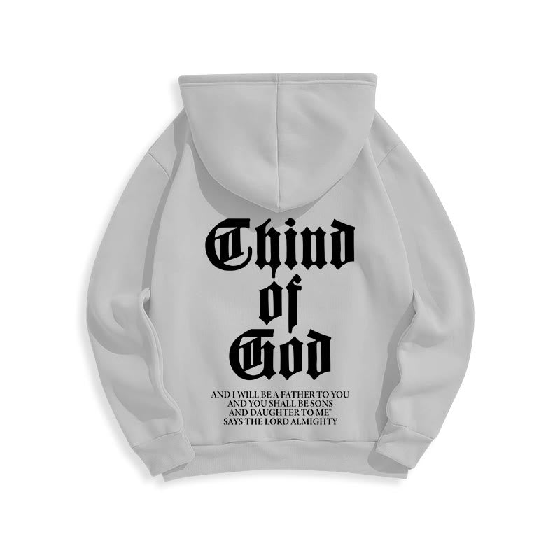 Christianartworkshop Child of God Scripture Fleece Lined Polyester Hoodie - image 18