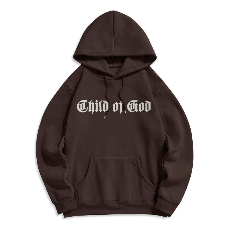 Christianartworkshop Child of God Scripture Fleece Lined Polyester Hoodie - image 23