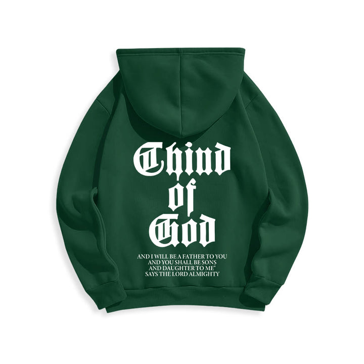Christianartworkshop Child of God Scripture Fleece Lined Polyester Hoodie - image 12