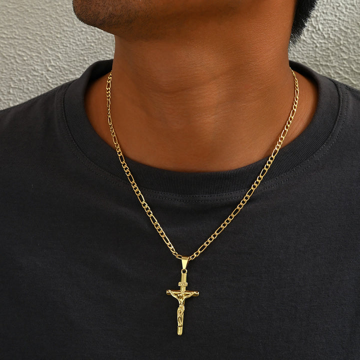 Christianartworkshop 4-Styled Sacred Crucifix Necklace: Elegant Design & Faithful Reminder for Every Day - image 1