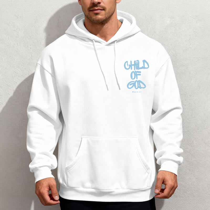 Christianartworkshop Faith Graffiti Child of God Adult Fleece Lined Polyester Hoodie - image 3