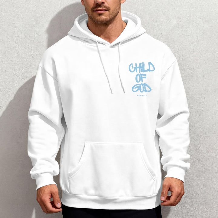 Christianartworkshop Faith Graffiti Child of God Adult Fleece Lined Polyester Hoodie - image 3