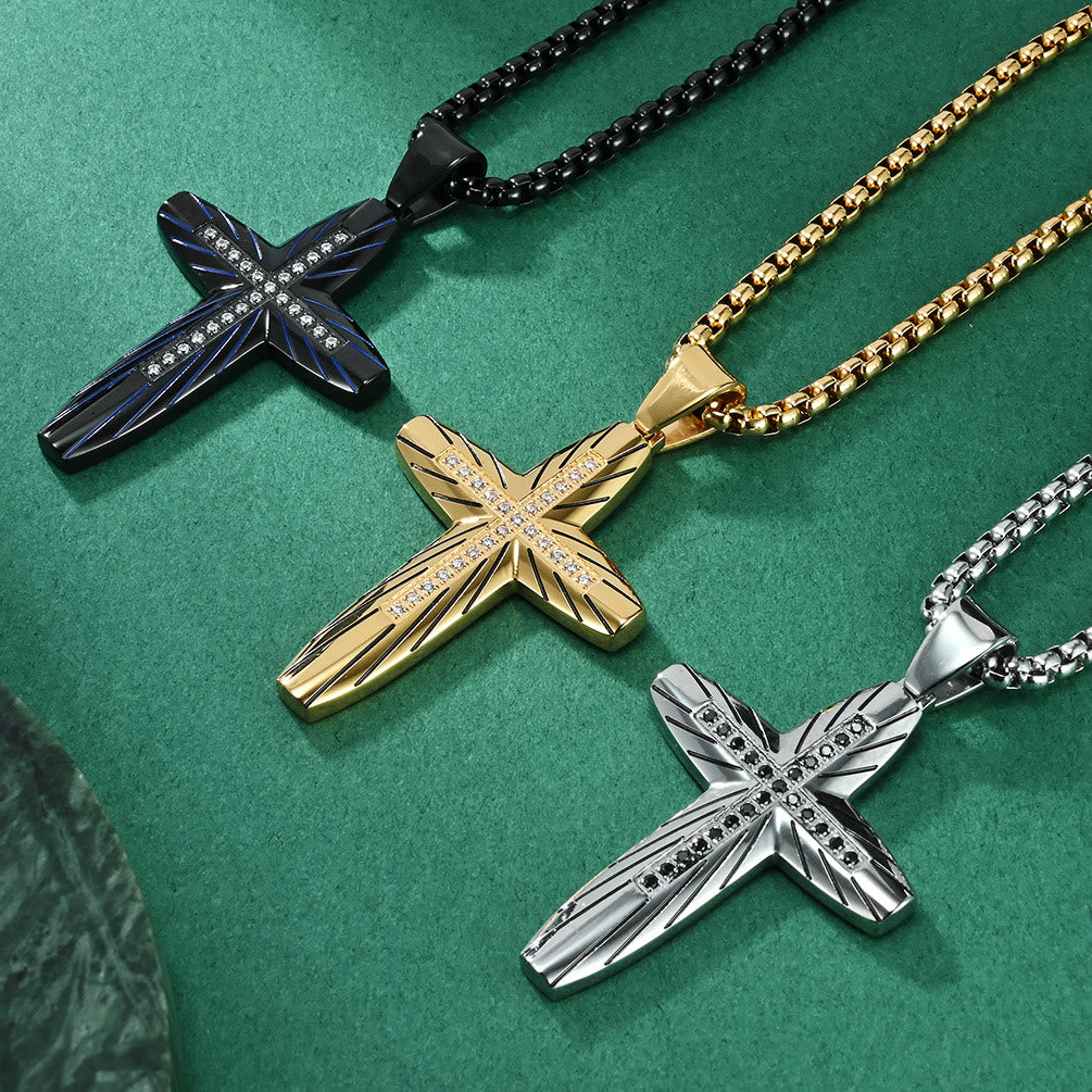 Christianartworkshop Sparkle Accent Cross: Tactile Faith Reminder for Daily Routines - image 0