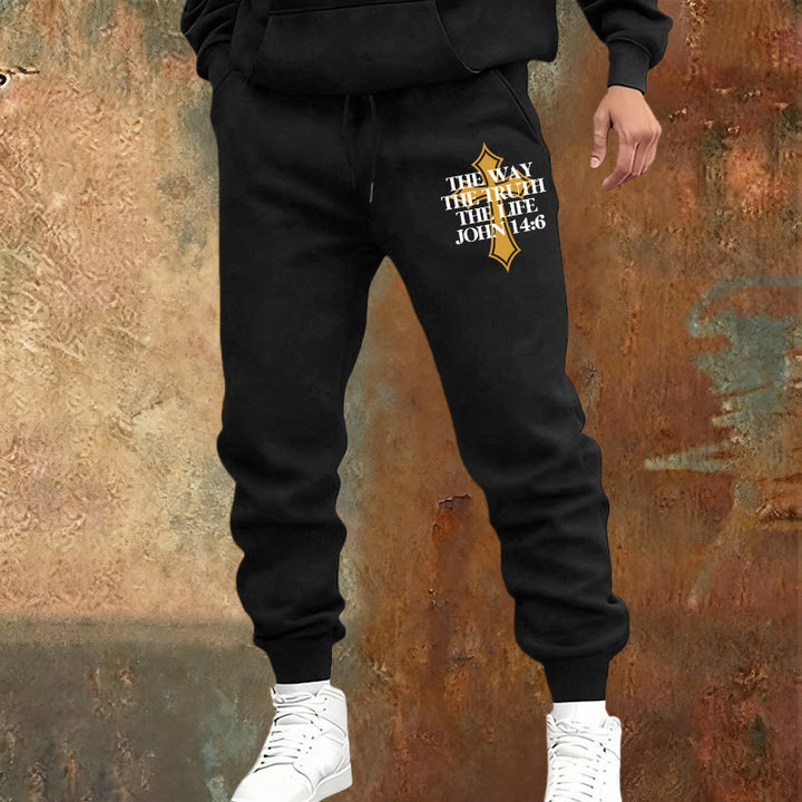 Christianartworkshop John Verse with Cross Sweatpants: Ideal for Church & Casual Days - image 1