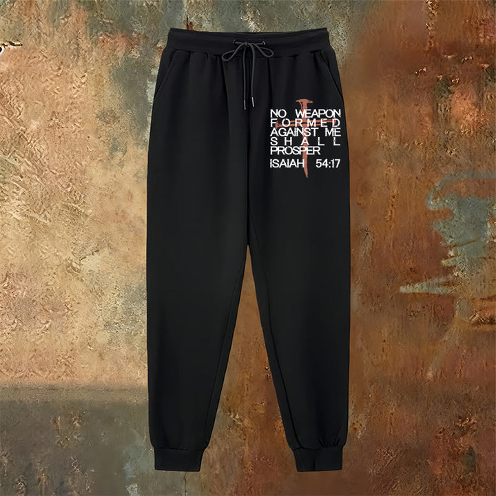 Christianartworkshop Isaiah 54:17 Sweatpants: Faithful Companion for Daily Routines - image 6