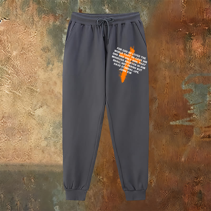 Christianartworkshop John 3:16 Sweatpants: Daily Wear with Gracious Faith - image 6