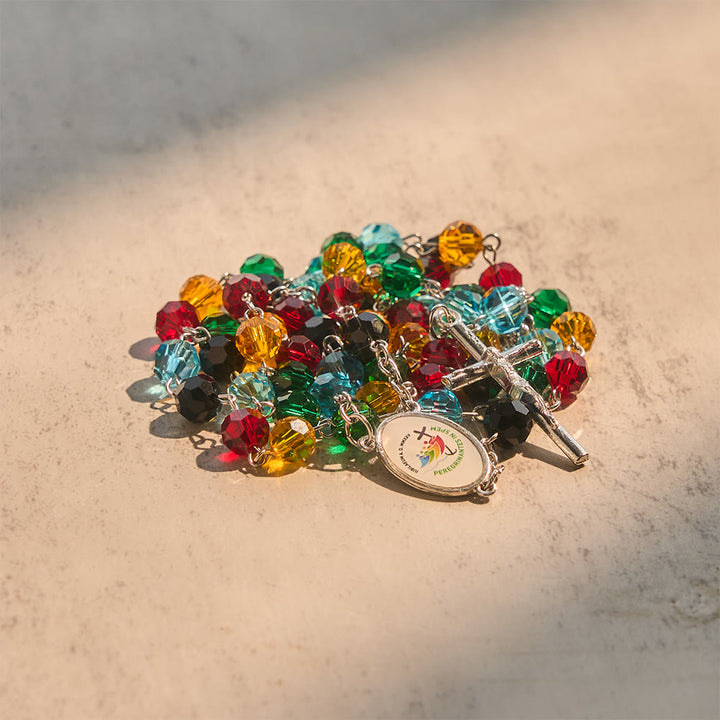 Christianartworkshop Colorful Bead Rosary: Thoughtful Gift of Devotion & Light - image 5