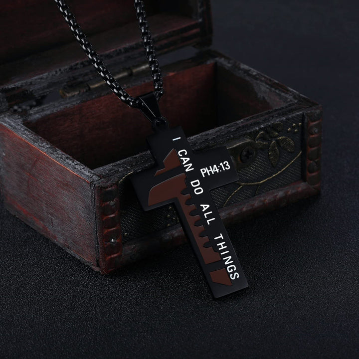 Christianartworkshop Rugby/Basketball Cross Necklace: Gentle Devotion for Sports Lovers - image 2