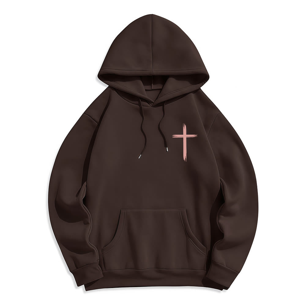 Christianartworkshop Do All In Love Scripture Floral Fleece Lined Polyester Hoodie - image 8