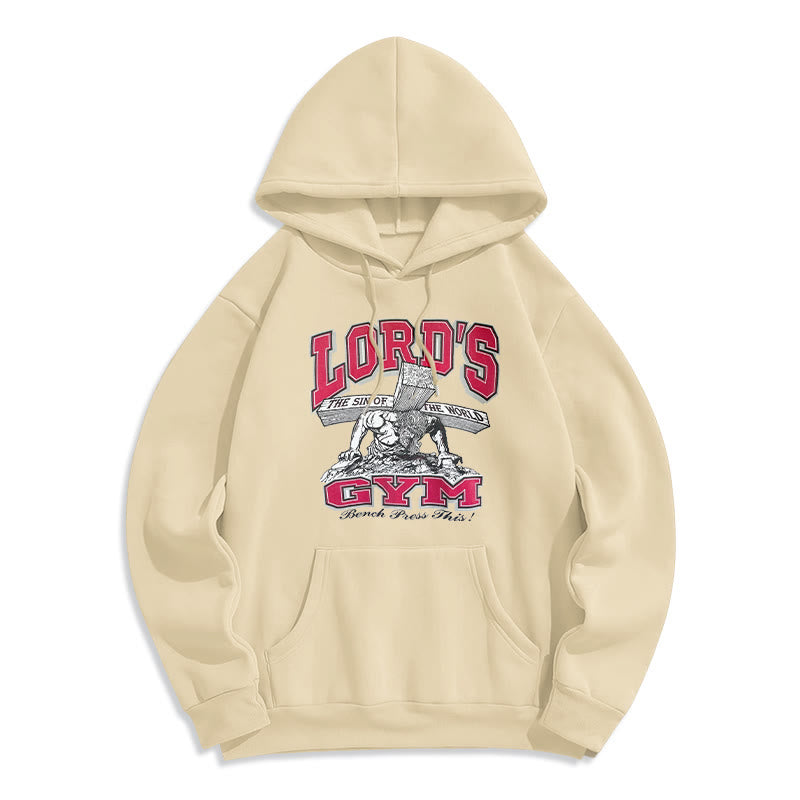 Christianartworkshop LORD’S GYM Redemption Fleece Lined Polyester Hoodie - image 4