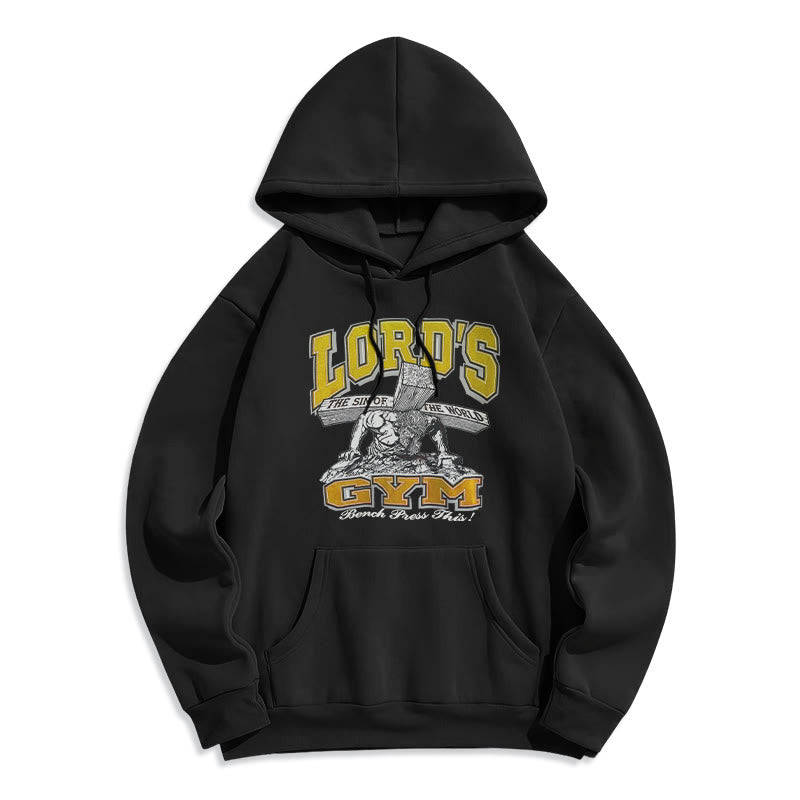 Christianartworkshop LORD’S GYM Redemption Fleece Lined Polyester Hoodie - image 13