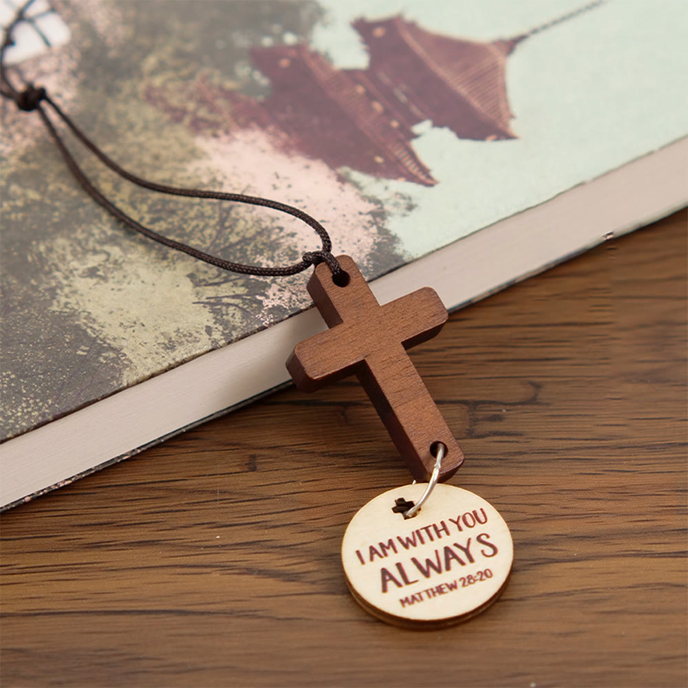 Christianartworkshop 3-Style Wooden Car Pendant with Gift Card: Devotion Wrapped in Natural Style - image 8