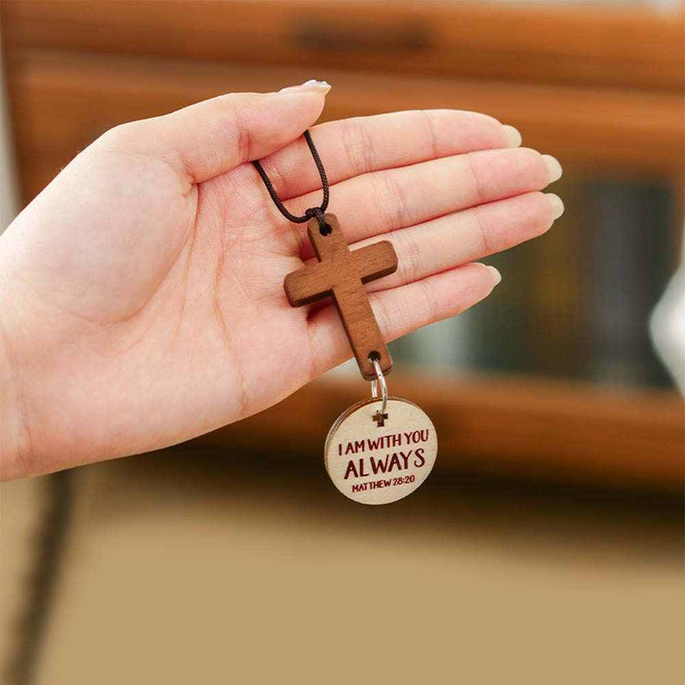 Christianartworkshop 3-Style Wooden Car Pendant with Gift Card: Devotion Wrapped in Natural Style - image 7