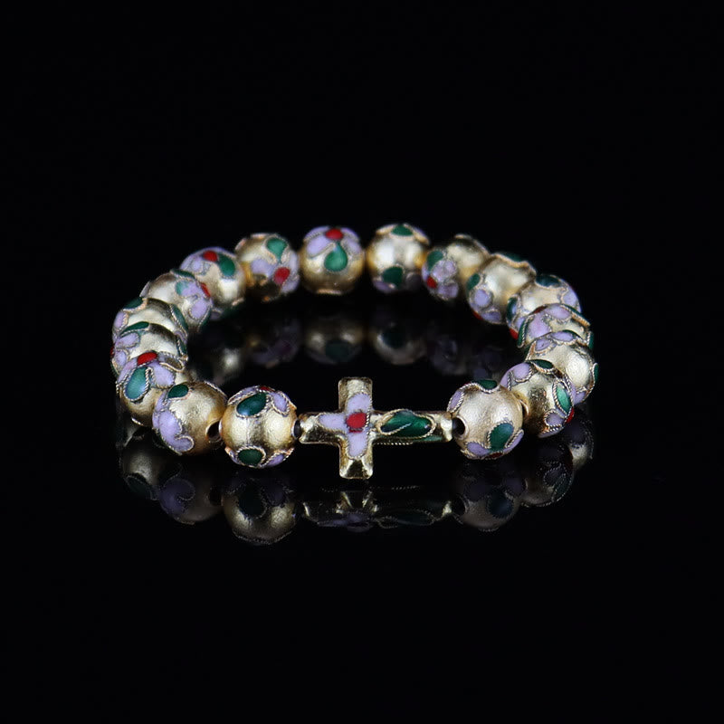 Christianartworkshop Cloisonné Enamel Filigree Faith Pieces: Rich Comfort with Sacred Symbolism - Golden - image 0