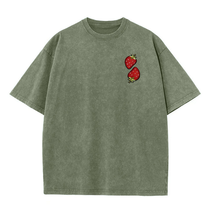 Christianartworkshop Fruit Of The Spirit Double Sided Unisex Washed T-shirt - image 1