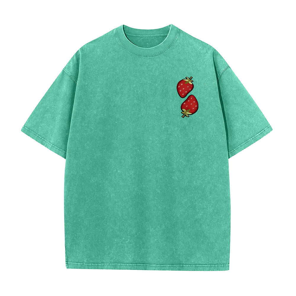 Christianartworkshop Fruit Of The Spirit Double Sided Unisex Washed T-shirt - image 13