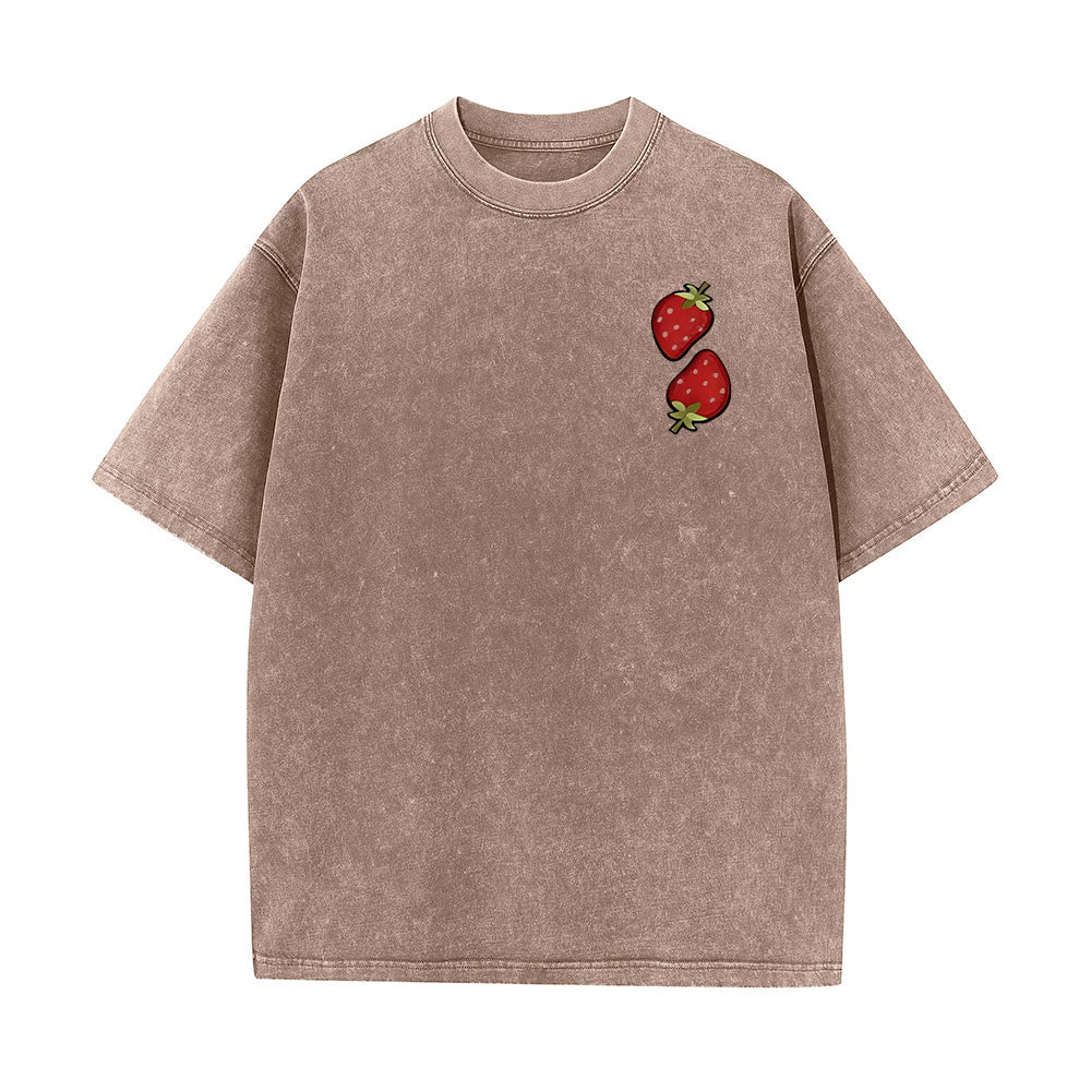 Christianartworkshop Fruit Of The Spirit Double Sided Unisex Washed T-shirt - image 15