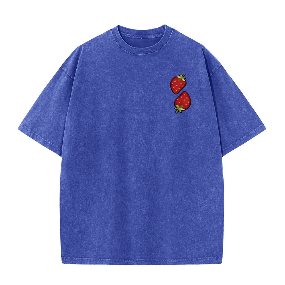 Christianartworkshop Fruit Of The Spirit Double Sided Unisex Washed T-shirt - image 9