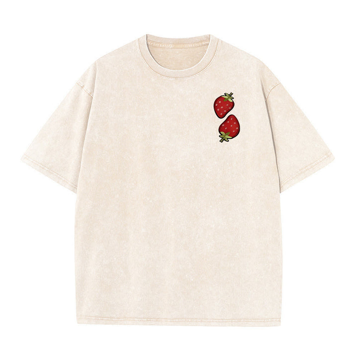 Christianartworkshop Fruit Of The Spirit Double Sided Unisex Washed T-shirt - image 3