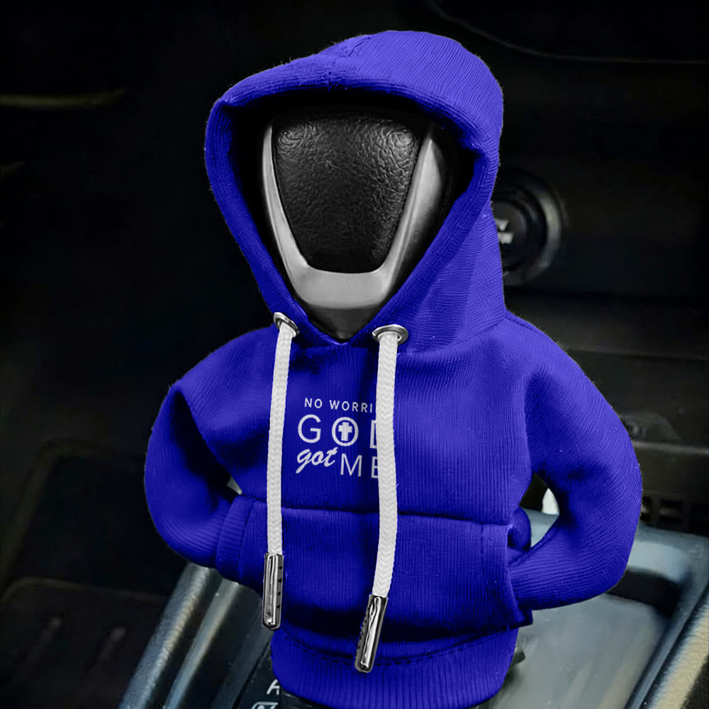 Christianartworkshop Multicolor God Got Me Hoodie Gear Shift Cover: Calm Assurance for Car Rides - image 11