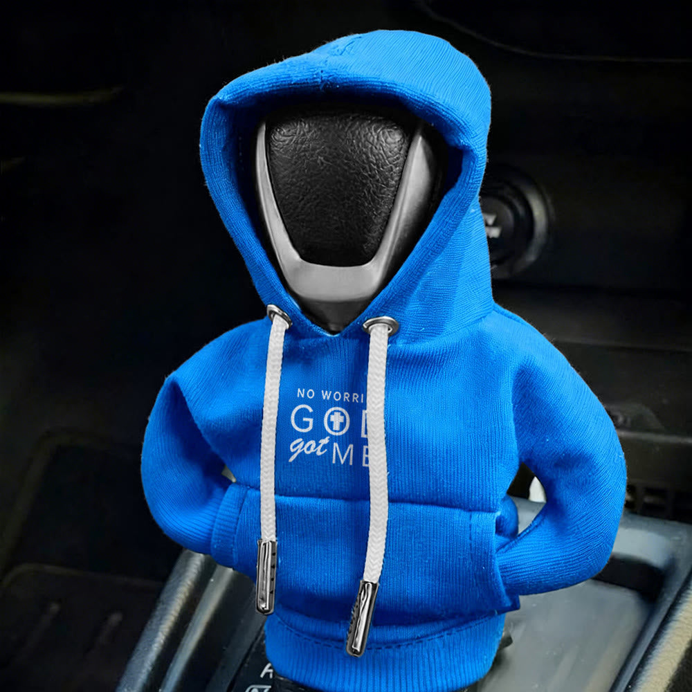 Christianartworkshop Multicolor God Got Me Hoodie Gear Shift Cover: Calm Assurance for Car Rides - image 13