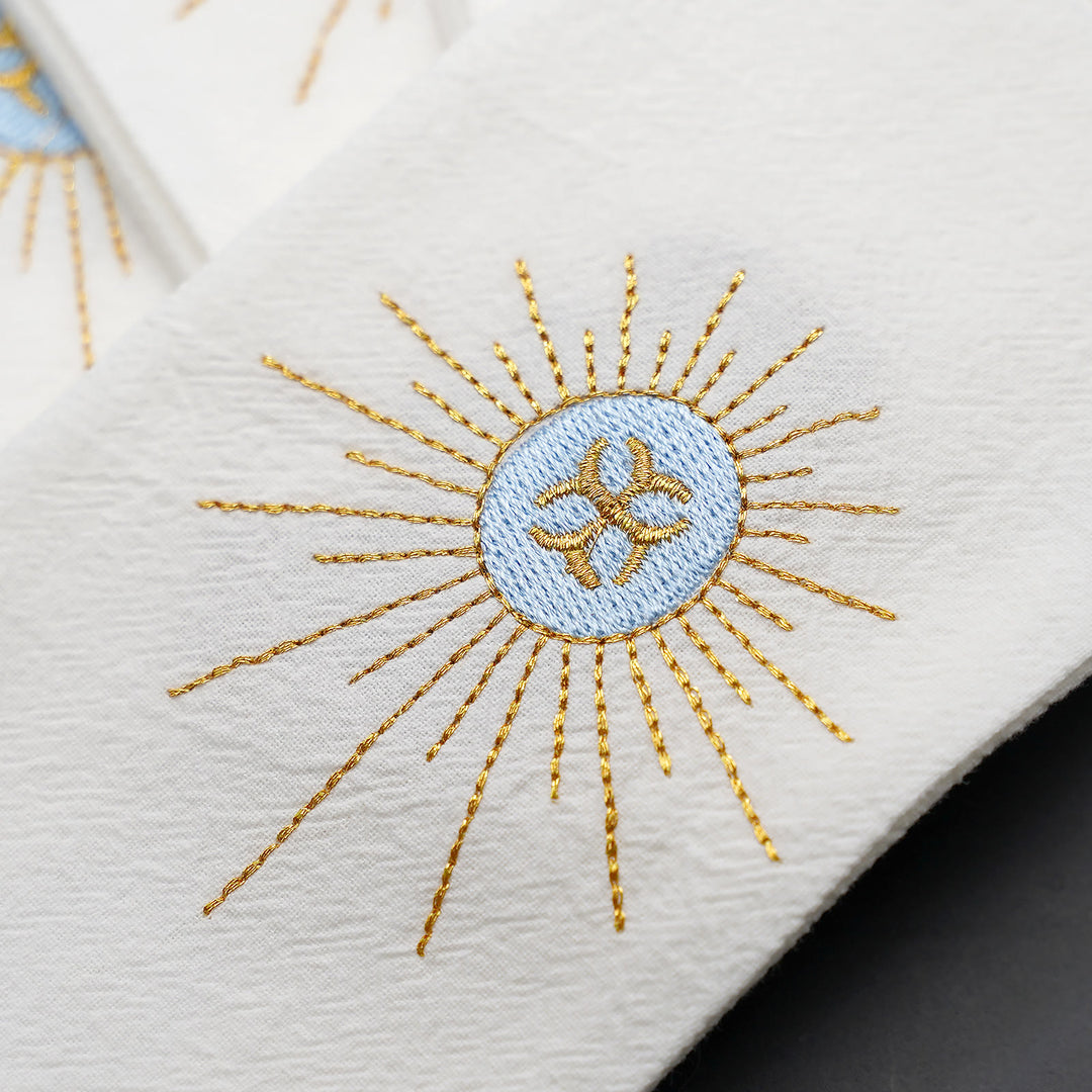 Christianartworkshop Sacred Embroidered Handkerchief: Faith in Every Stitch - image 29
