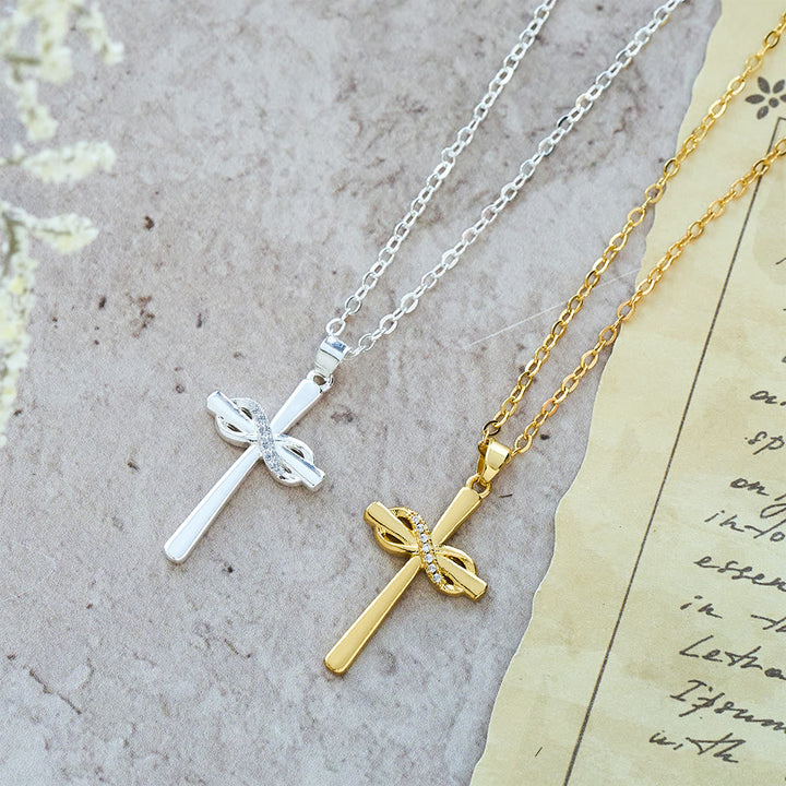 Christianartworkshop Möbius Cross & Zircon Necklaces: Smooth Comfort with Sacred Symbolism - image 4