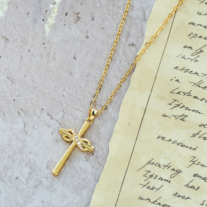 Christianartworkshop Möbius Cross & Zircon Necklaces: Smooth Comfort with Sacred Symbolism - image 5