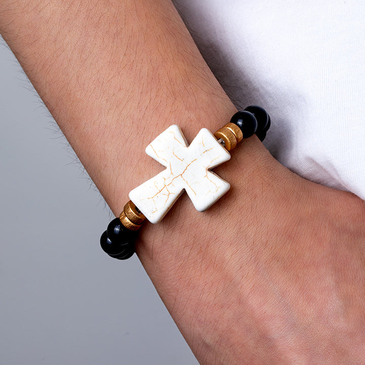 Christianartworkshop Multi-Style Textured Cross Bracelet: Bold Devotion for Daily Wear - image 8