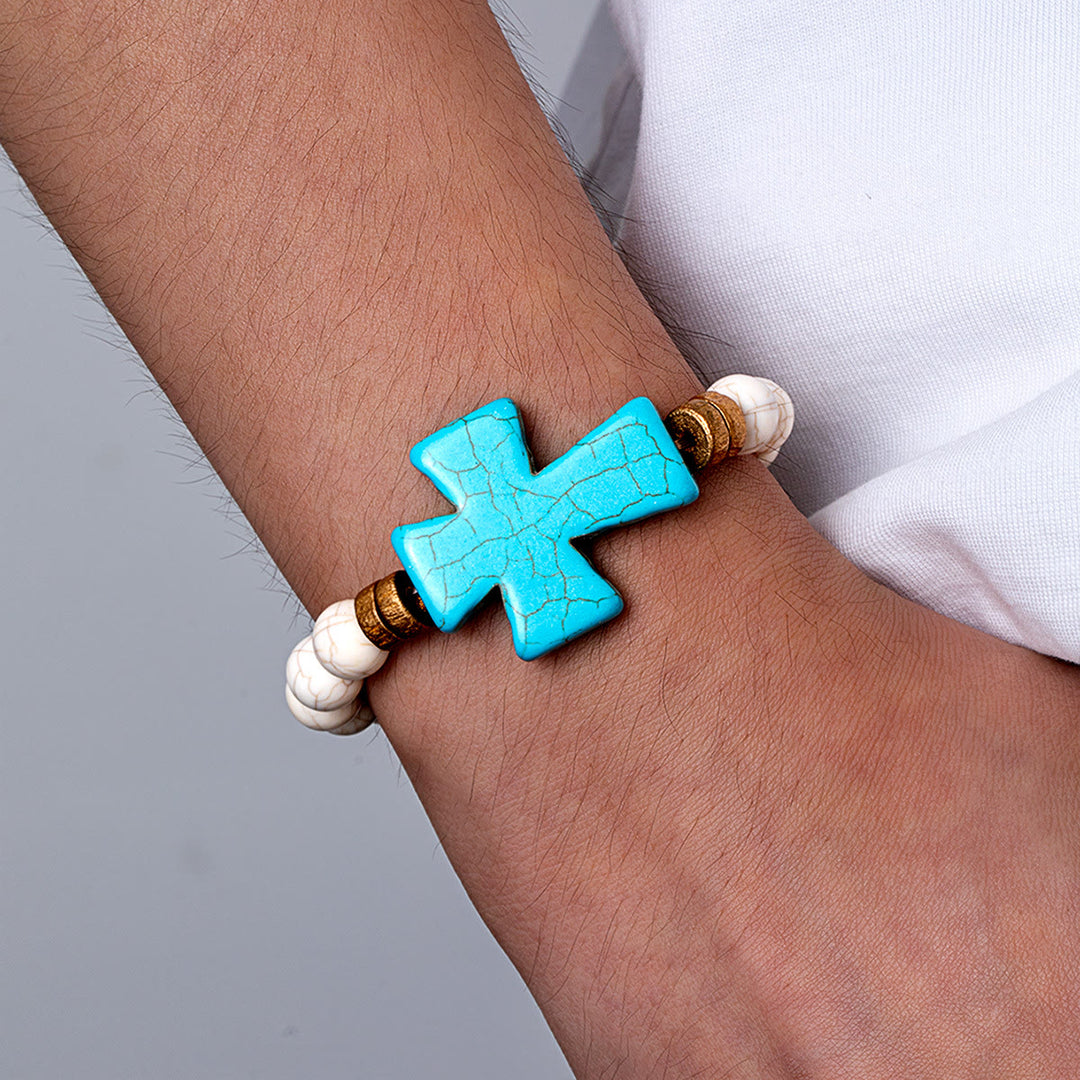 Christianartworkshop Multi-Style Textured Cross Bracelet: Bold Devotion for Daily Wear - image 2