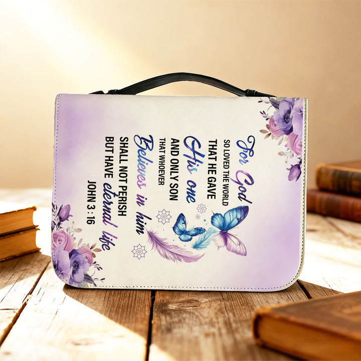 Christianartworkshop John 3:16 Cross Bible Cover: Tender Love for His Word - image 4