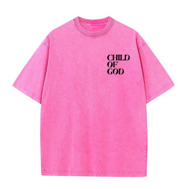 Christianartworkshop Child of God Graphic Unisex Washed T-Shirt - image 11