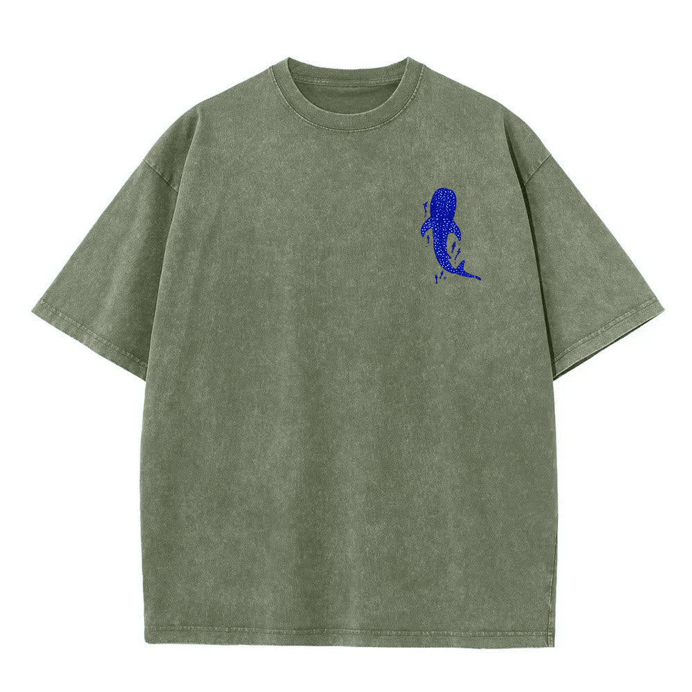 Christianartworkshop I Will Be With You Double Sided Unisex Washed T-shirt - image 11