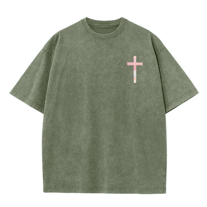 Christianartworkshop His Mercies Are New Double Sided Unisex Washed Christian T-Shirt - image 11
