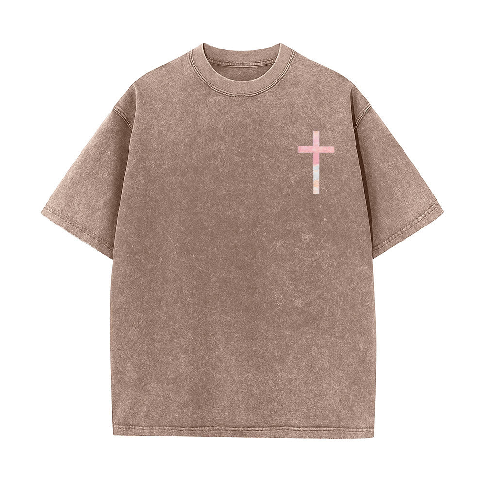 Christianartworkshop His Mercies Are New Double Sided Unisex Washed Christian T-Shirt - image 9