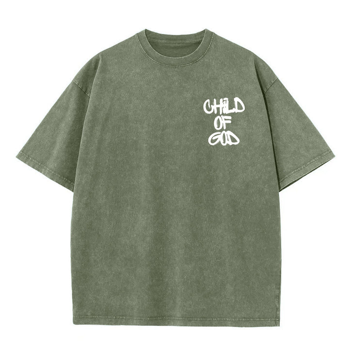 Christianartworkshop "CHILD OF GOD" Washed T-Shirt - image 12