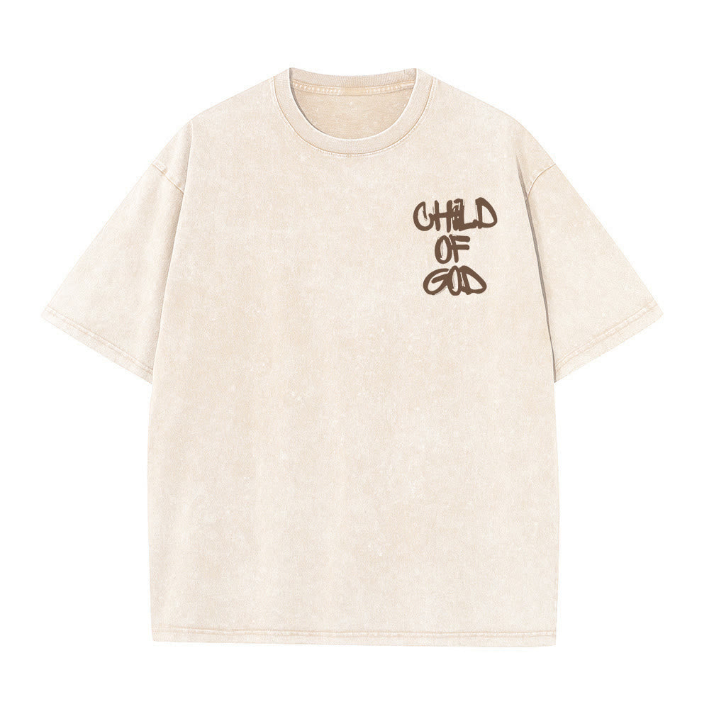 Christianartworkshop "CHILD OF GOD" Washed T-Shirt - image 4